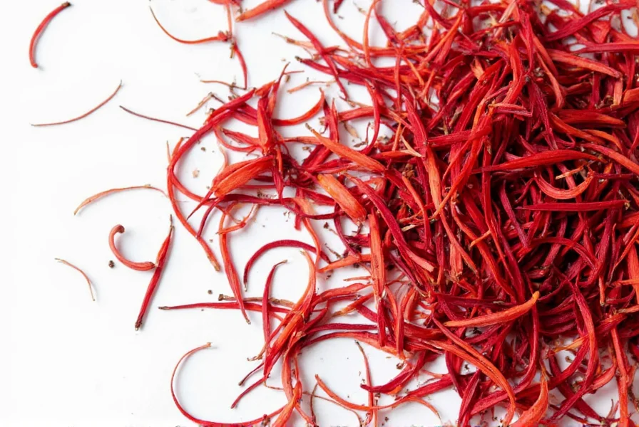 Scientific illustration showing crocin and safranal molecules, the active compounds in saffron for depression treatment