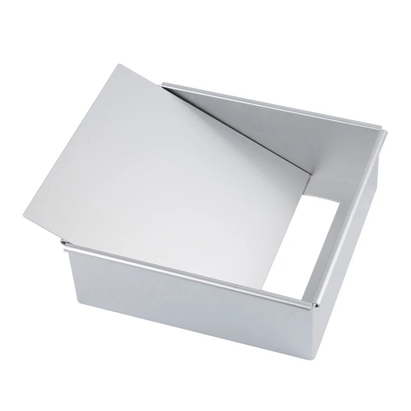 Factory Direct Aluminum Square Cake Pan With Removable Bottom For