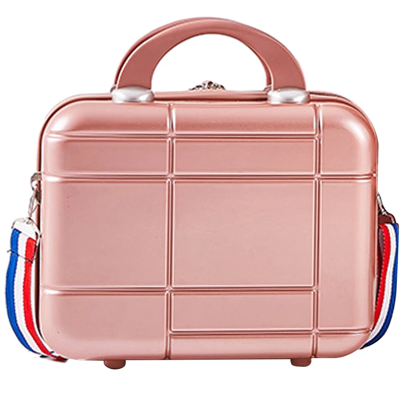 

Travel Companion 14'' Mini Luggage Case Cosmetic Organizer Suitcase Custom Abs Luggage Travel Bags For Women