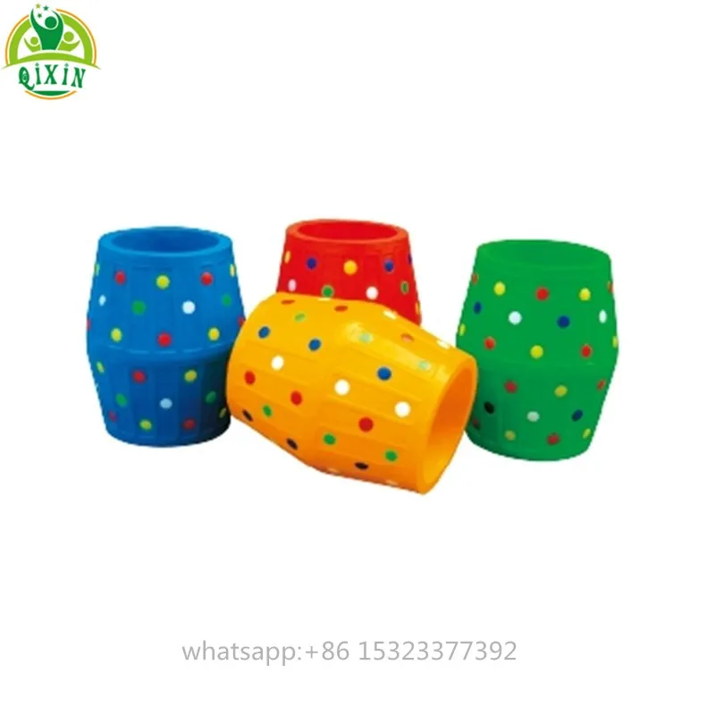 2020 New Product Kids Rolling Barrel Plastic Barrel For Kids Playground