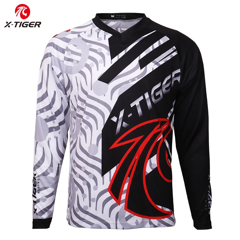 

Summer Motocross Breathable Road Bicycle Ropa Maillot Ciclismo Long Sleeve Shirts Cycling Clothing Downhill Moto Jerseys, Customized color