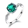 Multicolor Factory Direct Turkey Supplier 925 Sterling Gold Plated Emerald Wedding Jewelry Rings