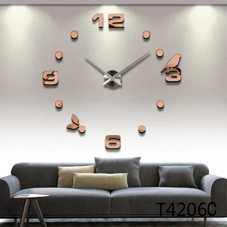 

modern luxury digital 3D DIY Wall Clock for Home Decoration Reloj De Pared Horloge Unique Gift Ideas Large Modern Wall CLOCKS, As picture