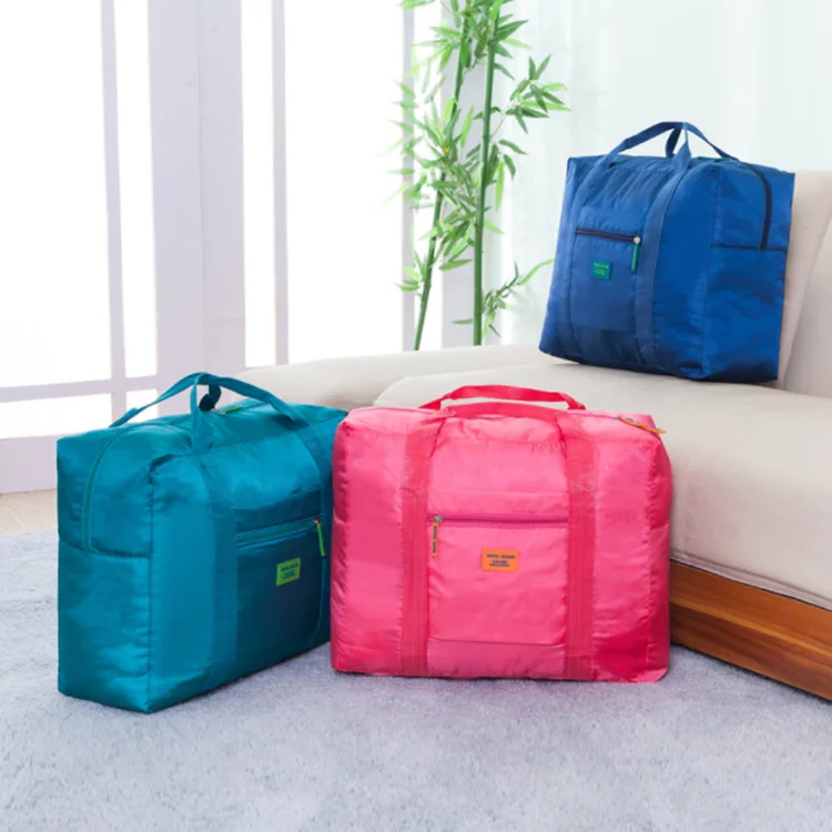 

Travel Bag Folding Cloth Organizing Storage Bag Large Capacity Portable Aircraft Bag, Navy,pink,black,sky blue
