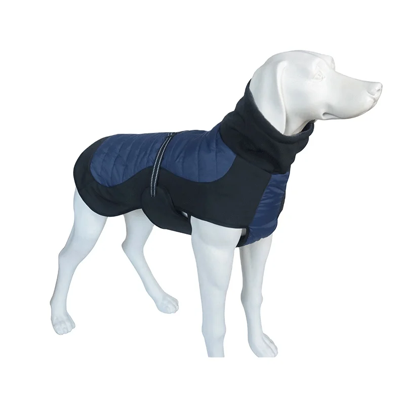 

Wholesale High Quality Winter Multi-color Luxury Dog Clothes Quilted Warm Dog Coat Jacket Coat With Harness For Large Dog