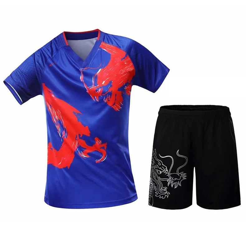 

Tracksuit Jersey Table Tennis Sets Breathable Shirt Uniforms Women Men Gym Training Short Sleeve Sport Suits, Customized color