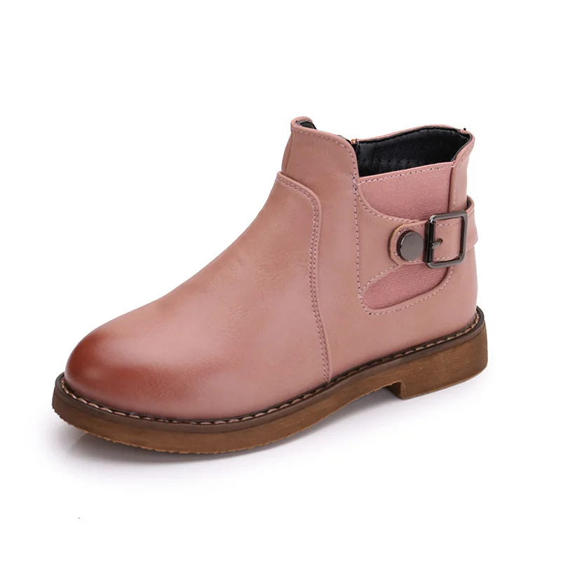 

Girls' boots, children's patent leather boots, plus velvet fashion warm girls' boots