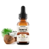 Private Label 100% Natural Pure Massage and Body Oil Cold Pressed Fractionated Coconut Oil for Hair and Skin