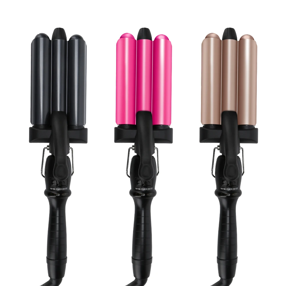 

High Tide Wholesale 3 Barrel Hair Waver Iron, Customized