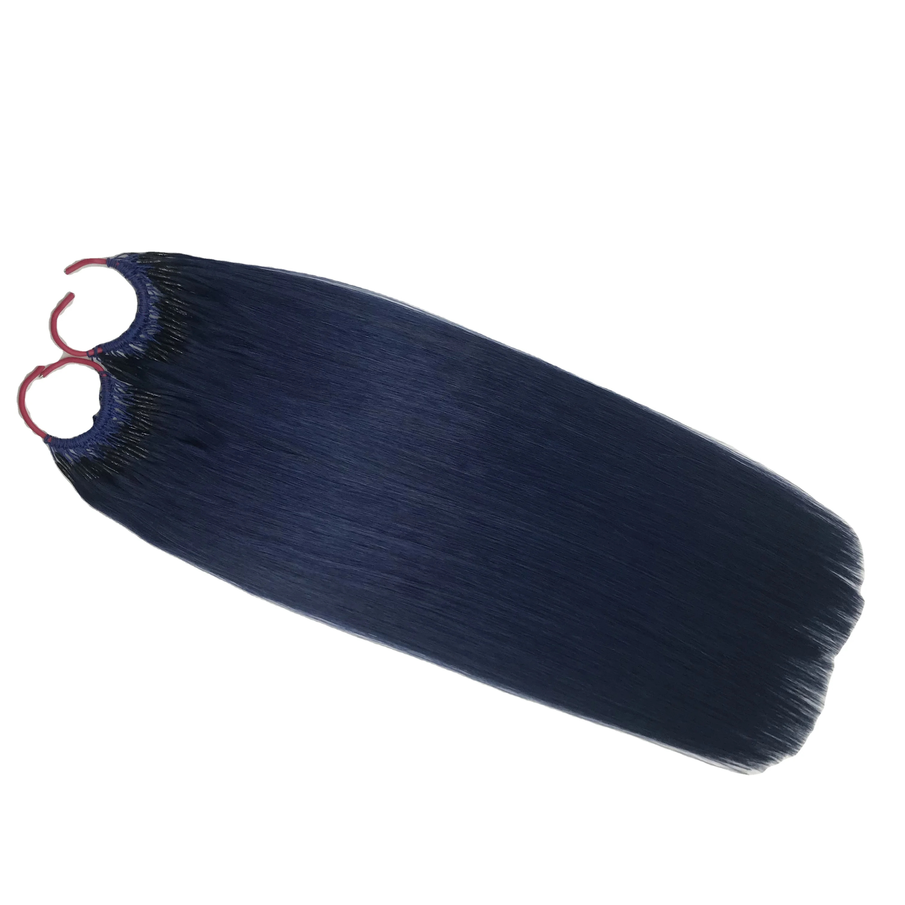 

Newest hair product No Harm On The Original Hairfull Ends Human Remy Knotted Hair Extensions No tip two tips