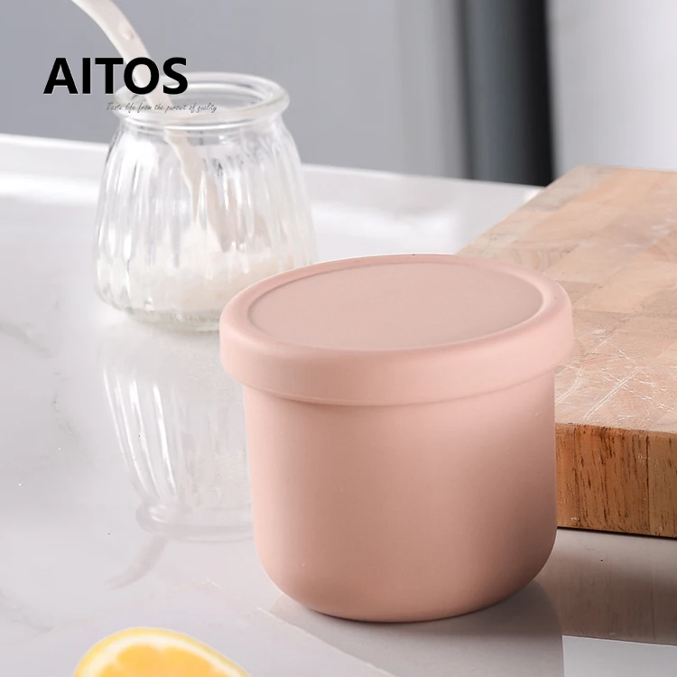 

Aitos Baby Silicone Snack Bowl with Lids, Airtight, Leak-proof ,Dishwasher, Microwave, Refrigerator Safe Salad Bowl