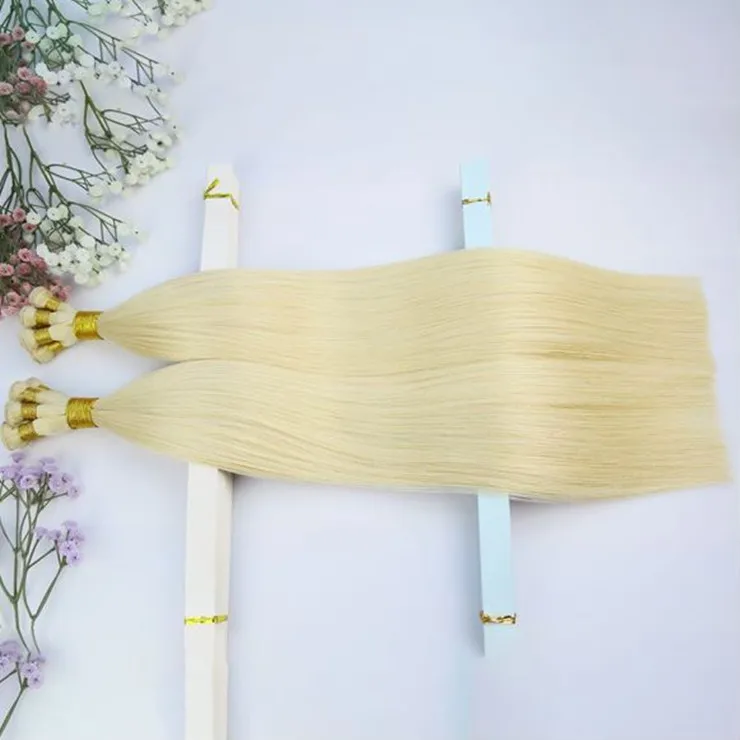 

2021 trend top quality 8pieces one pack 11inch weft hand tied weft hair extension