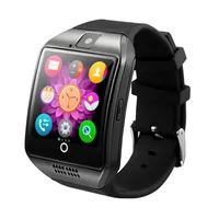 

Wholesale Smart Watch with Camera Bluetooth Wristwatch SIM Card Support Multi Language for Android IPhones Q18