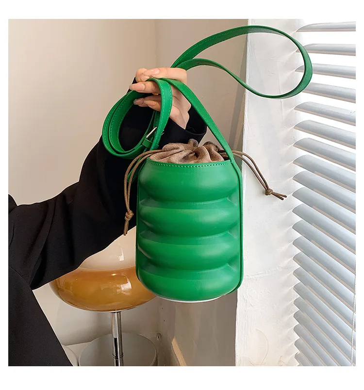 

JOYIE Trendy 2022 Designer Handbags Fashion Bucket Women Hand Bags Crossbody Online Shopping Purses PU Leather Ladies Bag