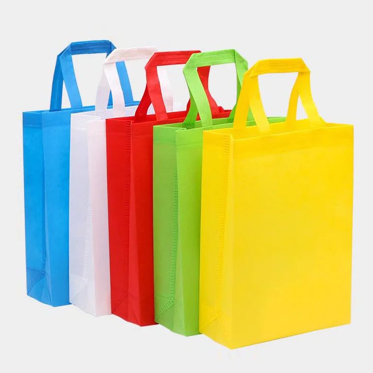 

Spot goods Urgent reusable custom trolley cart foldable online shopping tote bags with logos picture publicity non woven bag, Customized