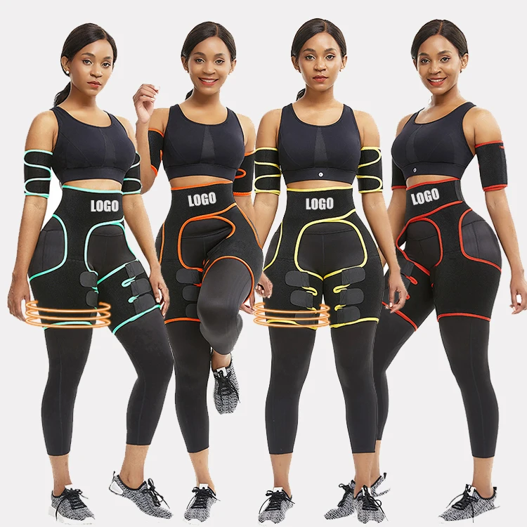 
Custom Logo Neoprene Tummy Control Thigh Trainer Wraps Waist Shaper Workout Thigh Shaper Booty Sculptor 