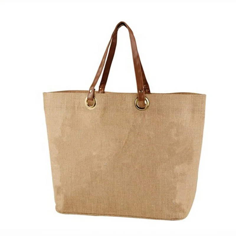 

China Suppliers Wholesale Custom Medium Jute Tradeshow Bag Blue, As picture or as your request