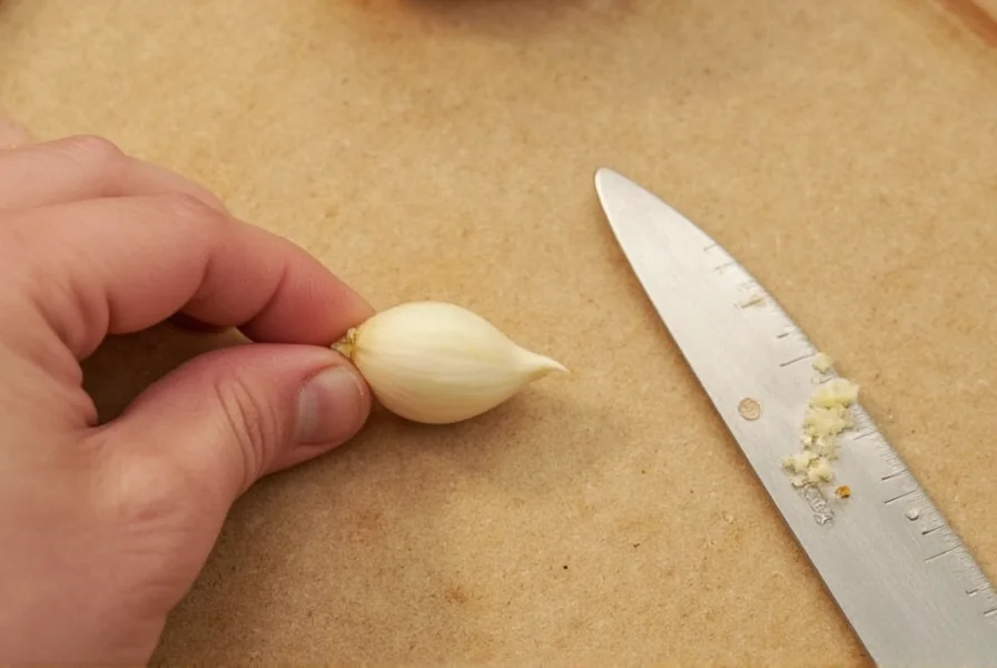 clove of garlic to tsp