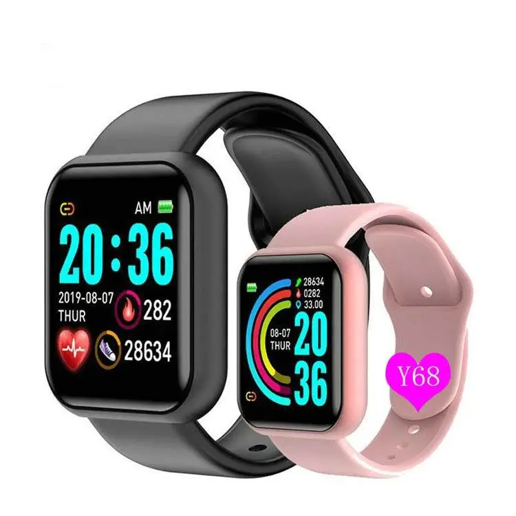 

New Smart Woch Boy Man Women Girl Sport Watch Pedometer Watchers Running Smartwatch Wach Watc Wacht Kids Smarth, Black/pink/white