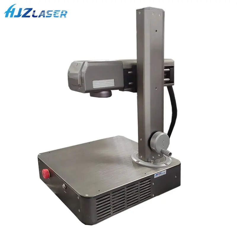 

HJZ Laser Cheap Price Portable Fiber Laser Marking And Engraving Machine For Plastic