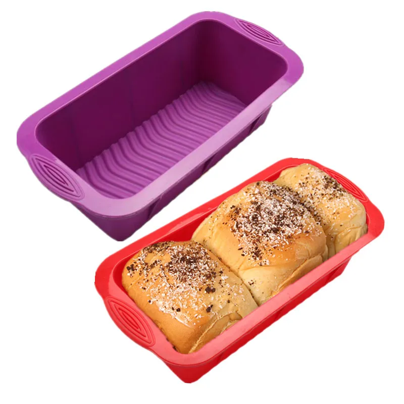 

Silicone baking mold loaf bread molds for baking bread loaf cake Food grade Silicone French style bread pans