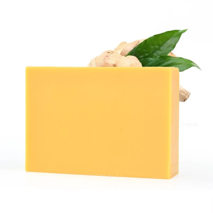 

QQLR Private Label High Quality 100g Organic Ginger Soap Essential Oil Ginger Handmade Soap