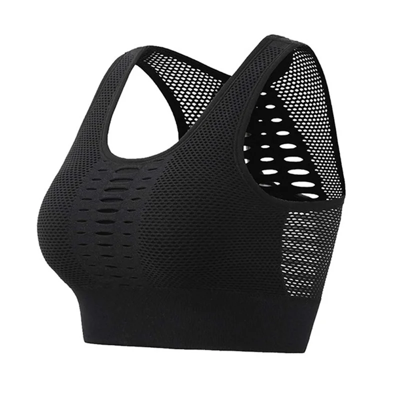 

Wolesale Seamless Sports Bra Top Fitness Women Ladies Racerback Running Crop Tops Pink Workout Padded 2021 Yoga Bra