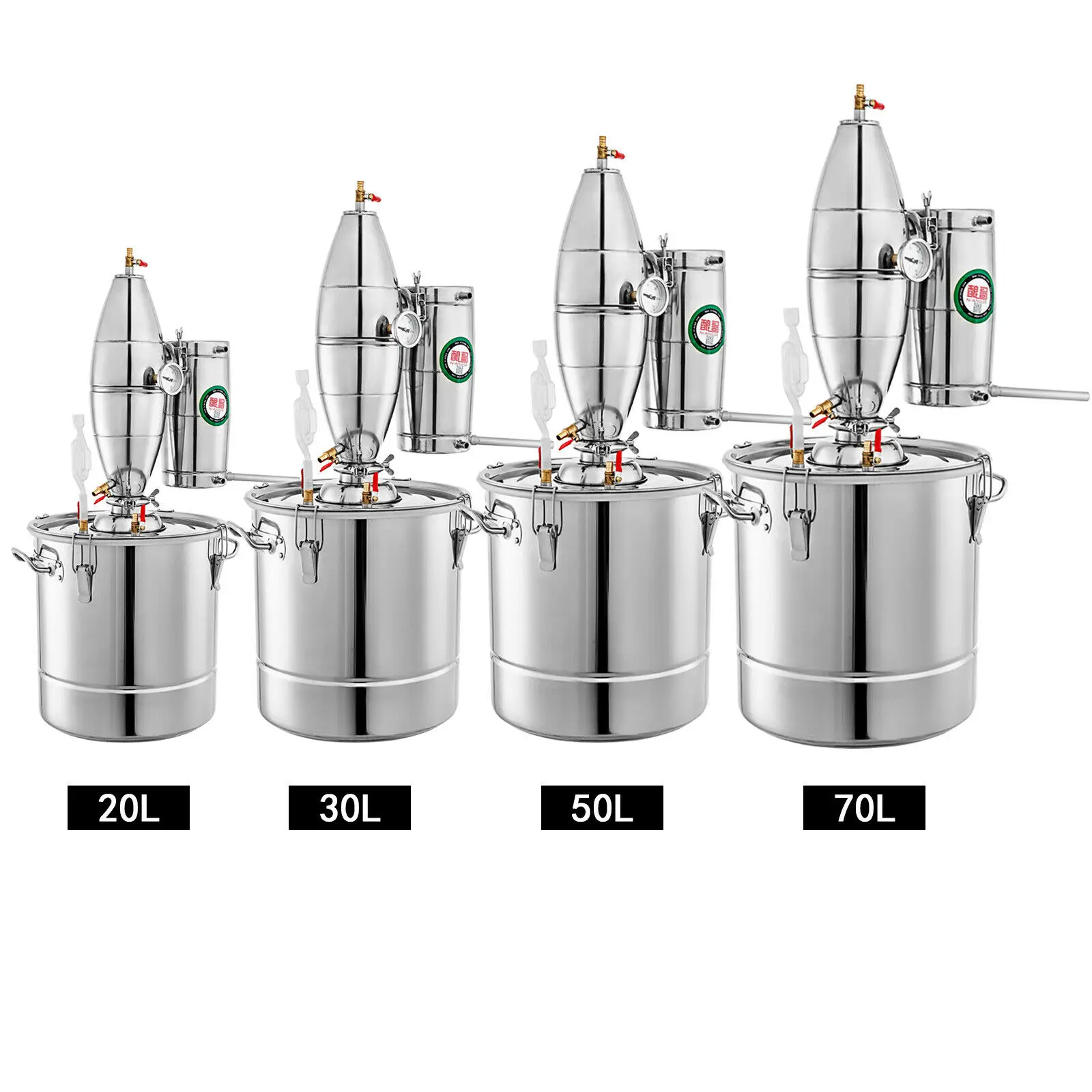 
20L/30L/50L/70L Home Alcohol Stainless Distiller 