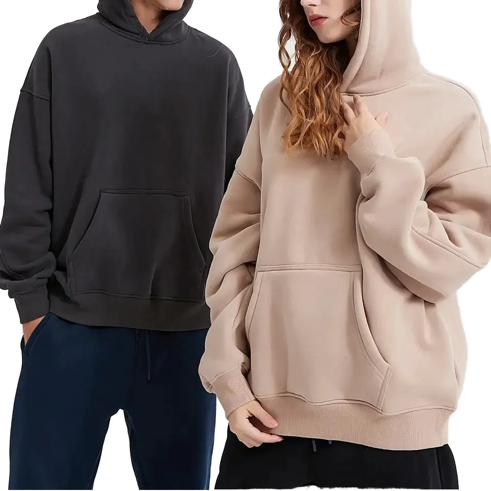 Wholesale 100% Pure Cotton Best-Selling Oversized Hoodies Comfortable Fashionable Street Style Custom Logos Hooded for Winter