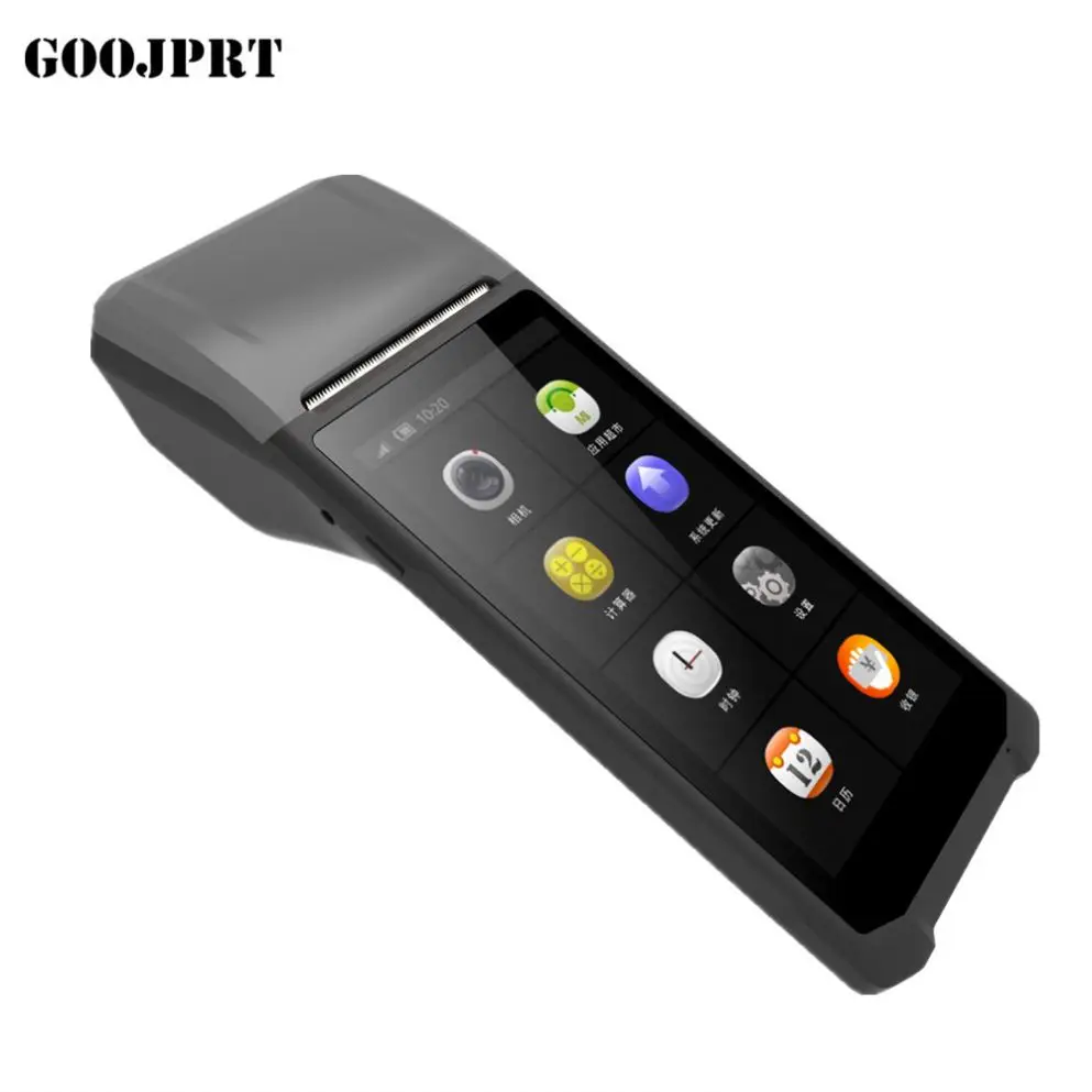 

Q5 Handheld Pos Computer Android PDA With 5.5 inch Touch 3G Wifi Blue-tooth iBeacon And 58mm Printer built-in