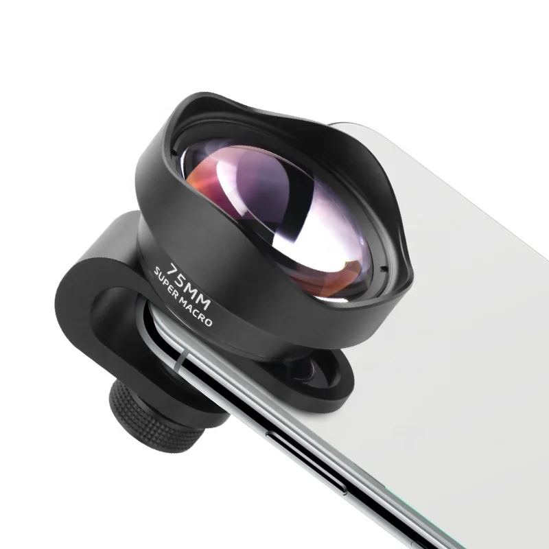 

75Mm Mobile Super Macro Lens Phone Camera Macro Lenses Compatible For Smart Phones Clip on 4K Hd Lens