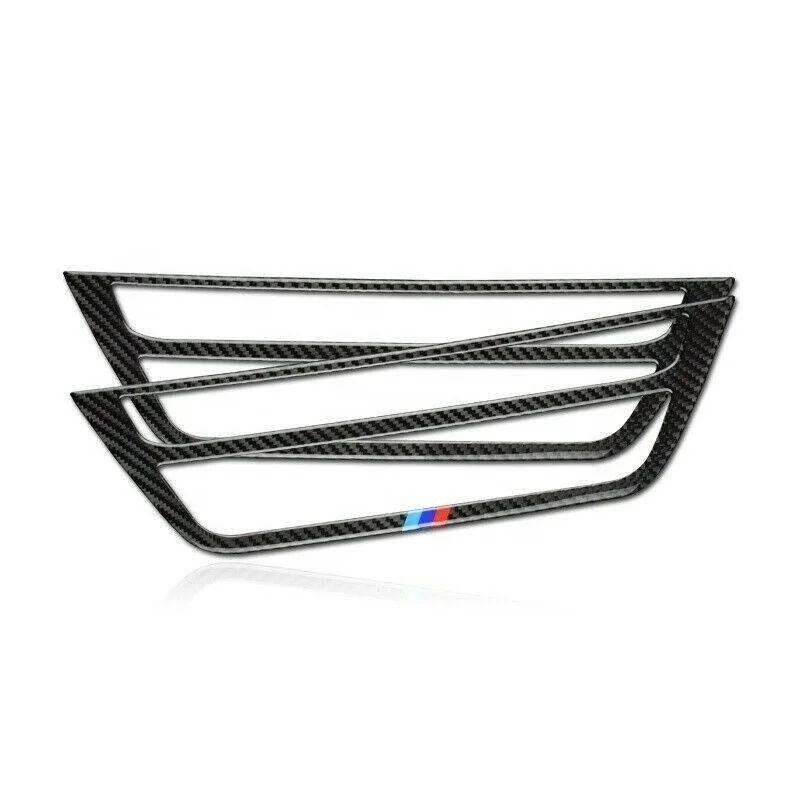 

Car Accessories Carbon Fiber Interior Car Center Console Cover Trim For BMW G30 528i 530i 540i, Carbon black