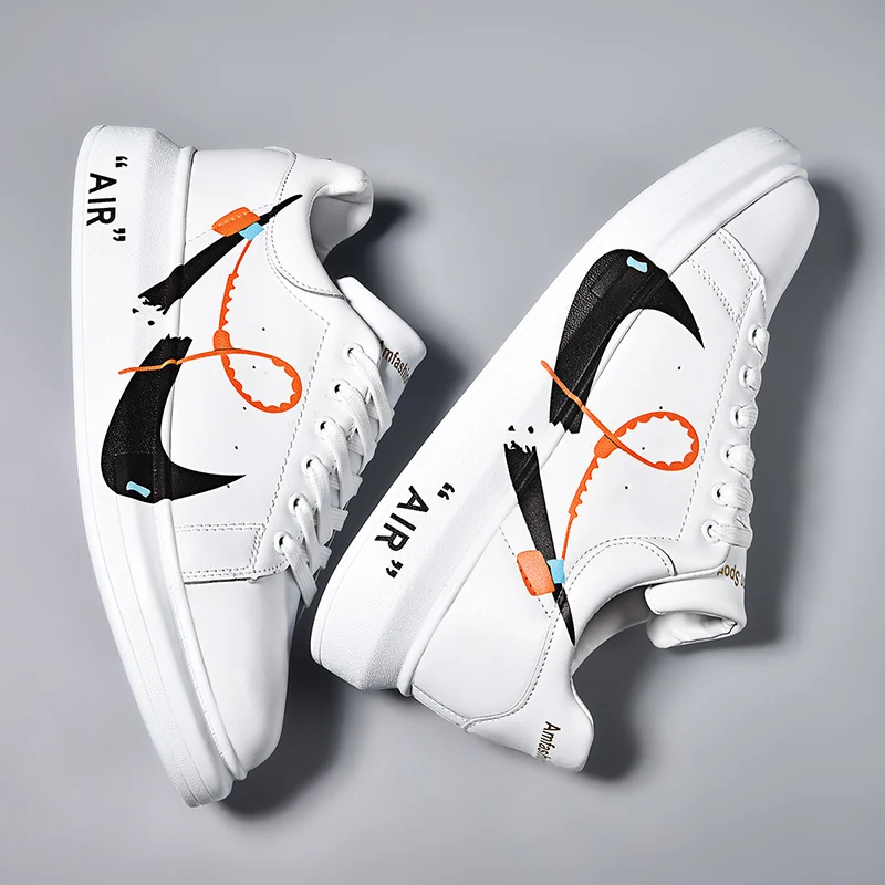 

Autumn ventilation trend versatile men's white fashion 2020 new men's sports shoes casual small white shoes