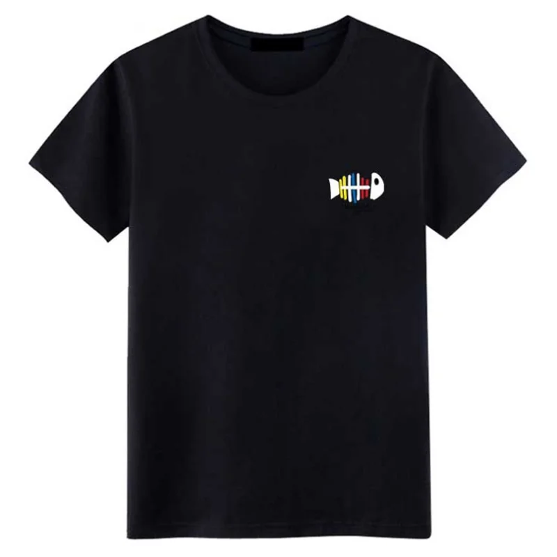 

Wholesale promotional loose round neck custom printed T-shirt, Multi color