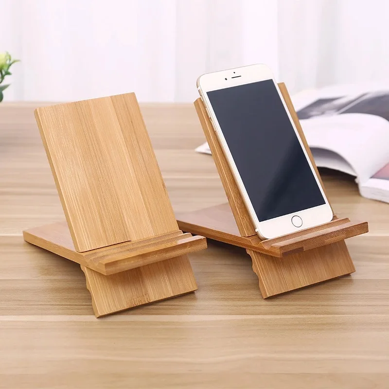 

Wholesale Adjustable Height Phone Holder Bracket Promotional Small Special Mobile Phone Holder, Natural color/as picture show