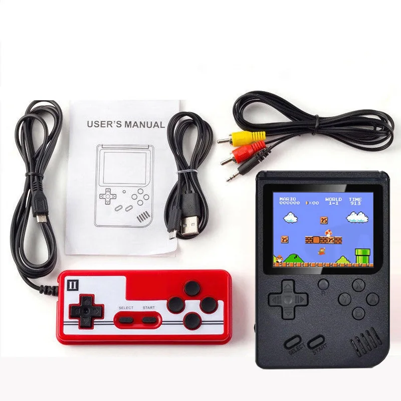 

2020 drop shipping amazon hot sell 3 Inch sup 400 games in 1 handheld video game player retro game console box tv for kids