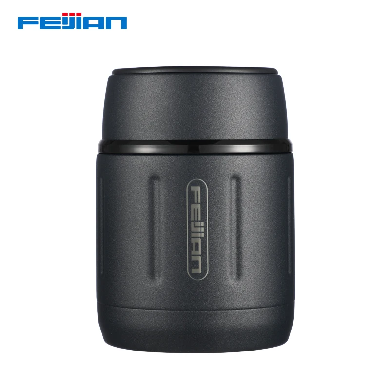 

Feijian 500ml colorful insulated bento box food Stainless Steel Thermos Insulated Bento Leak Proof Lunch Box Set With Bag