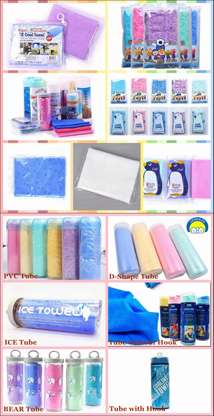 Synthetic Pva Icy Gym Cooler Chilly Shammy Cloth Scarf Neck Towel Golf