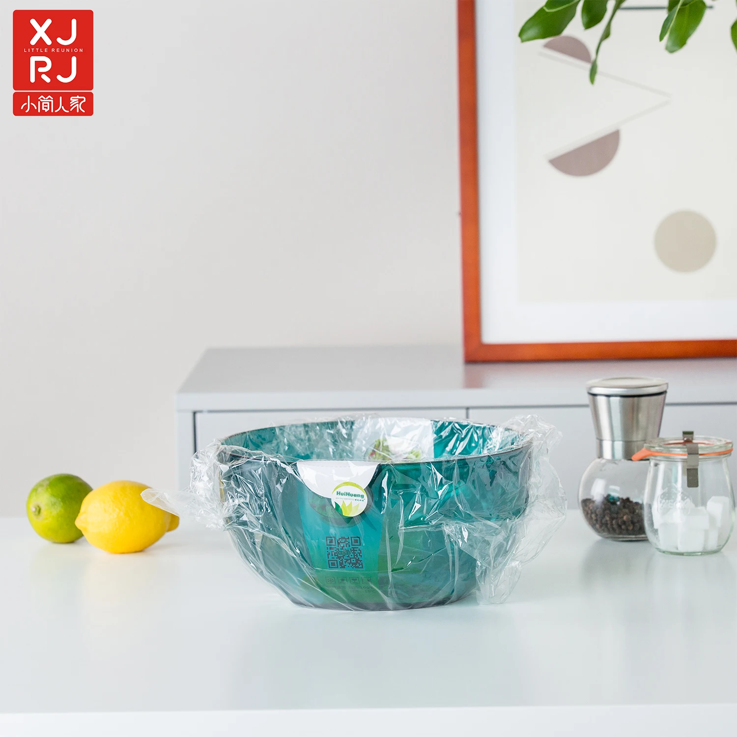 
Hot Sale Big Size Transparent Plastic Salad Bowl Mixing Serving Bowl 