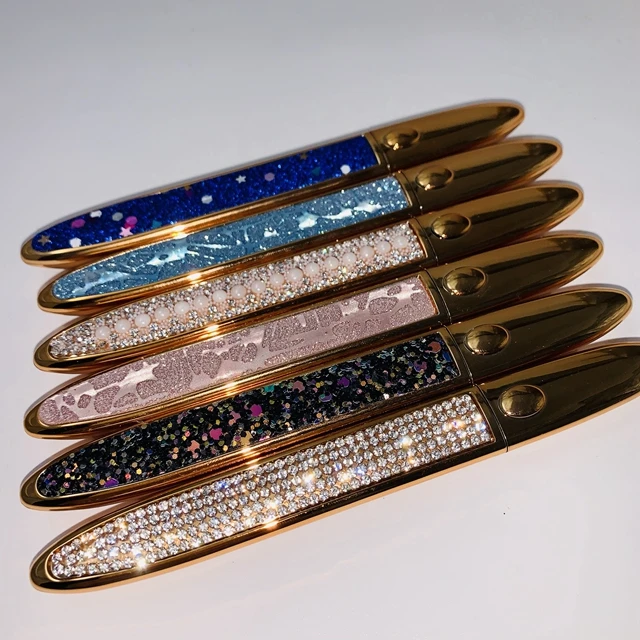 

eyelash strip glue new style rhinestone box gold clear magnetic eyeliner for lashes private label, Natural color