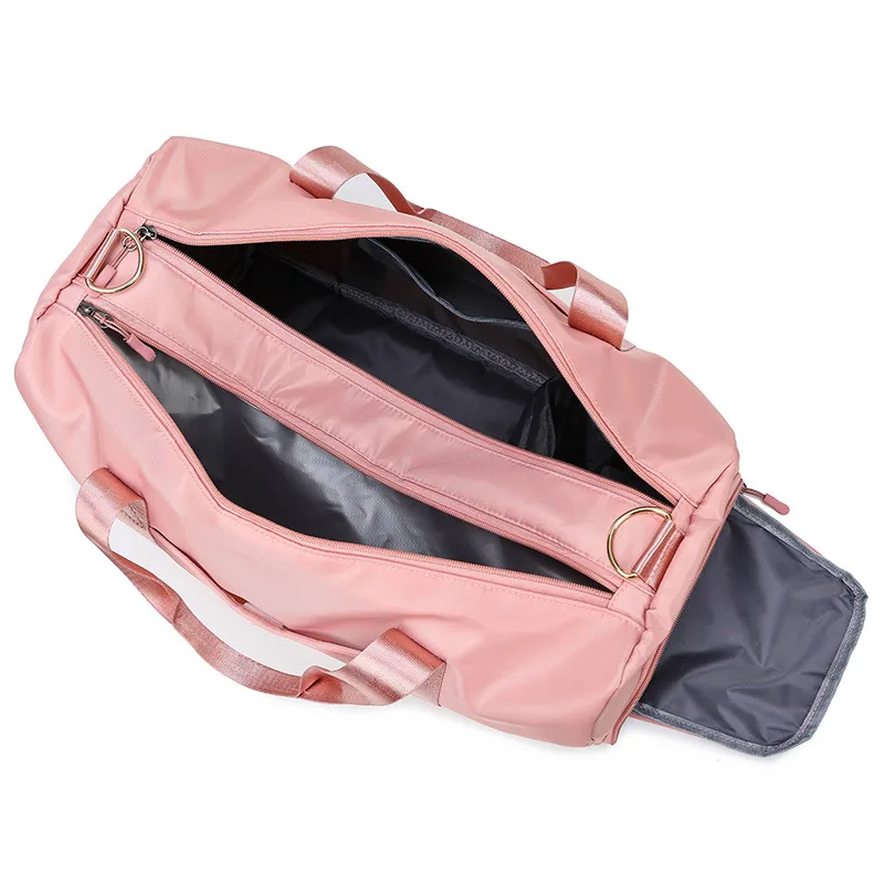 

Popular fashion gym bag dry and wet separation large capacity, Red, dark blue, black, pink