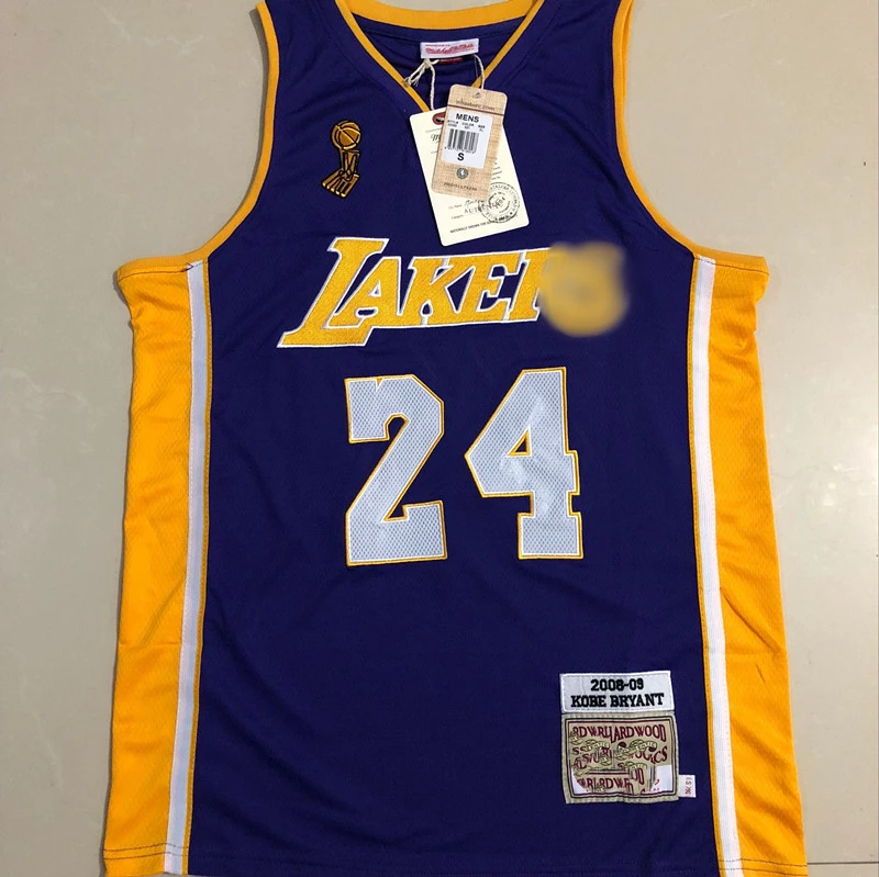 

Laker Jersey Kobe Bryant #24 #8 Men's Retro Basketball Uniform Jersey Training Wear