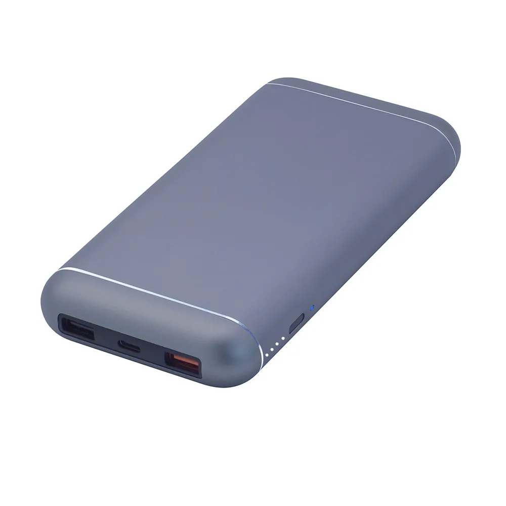 

2021 New HUB USB TYPE-C PD Power Bank 20000mAh for Laptop, Black, silver