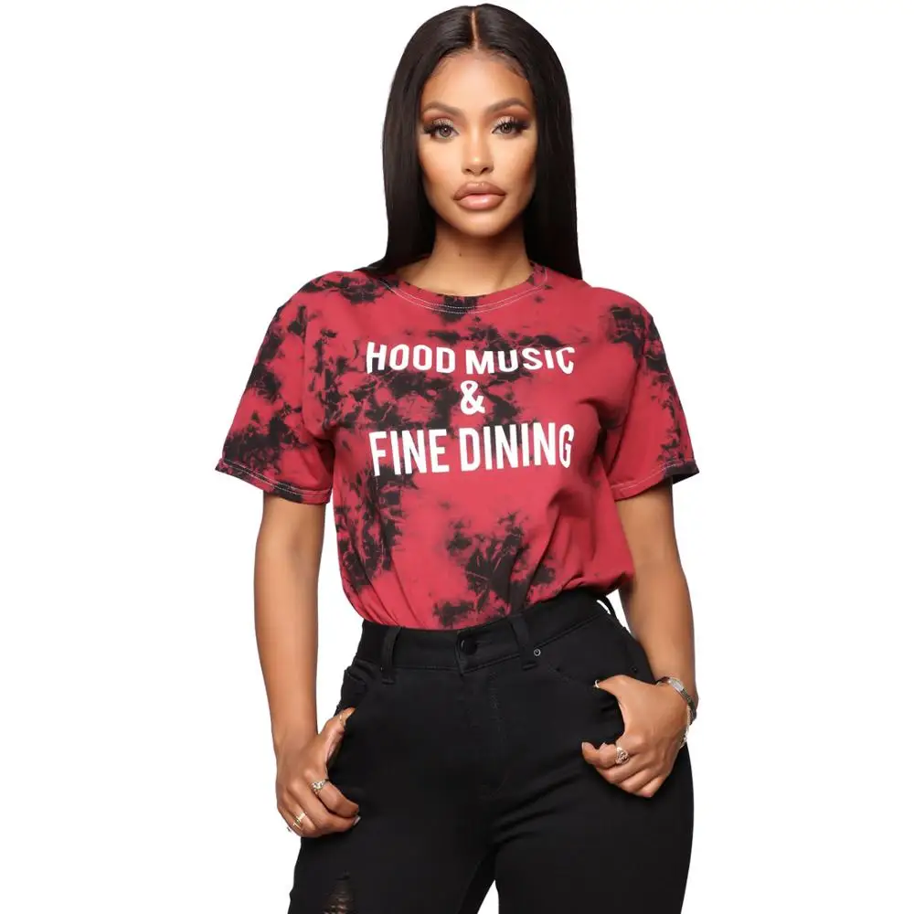 

Wholesale Production Rock Band Ladies T Shirt Tops Printing Comfortable Fabric Custom T Shirt Printing Ladies T Shirt Woman, Customized colors