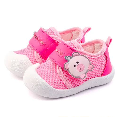 

2020 good quality 1-3 year breathable mesh upper crochet anti-slip hardwear soft sole infant boys and girls baby shoes, Blue, pink, grey
