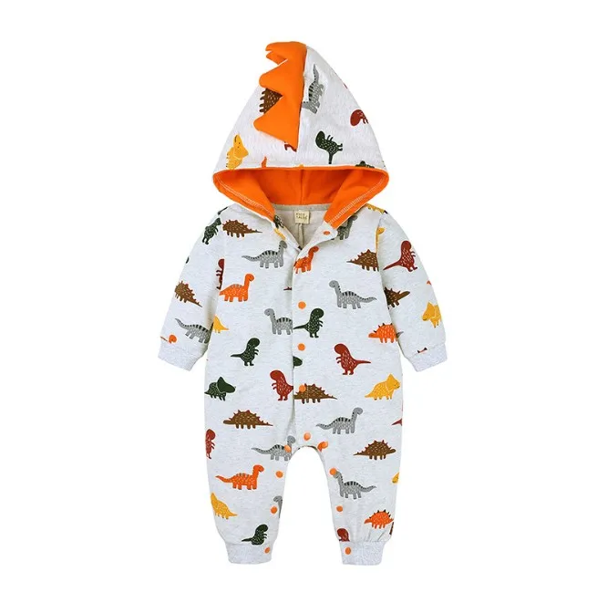 

Amazon hotsale cute design newborn baby jumpsuits cotton longsleeves baby winter romper