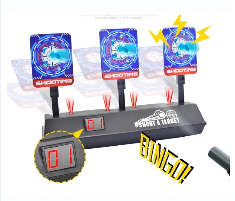 
Auto Electronic Shooting Target Stand Scoring Auto Reset Digital Targets for Guns Toys 