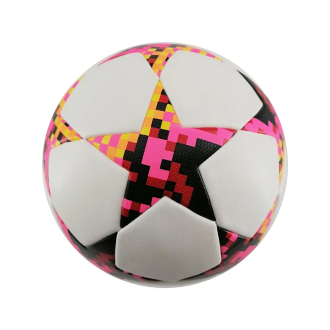 

Custom Made Thermal Training Size 5 Soccer Football Ball For Sports Training, Red & green