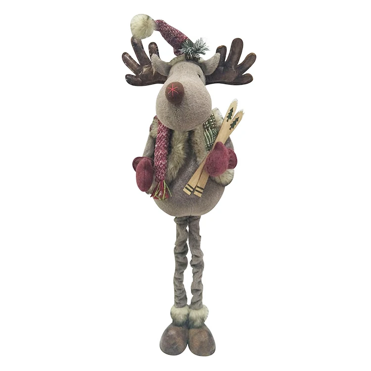 standing plush reindeer