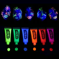 

Glow in the dark bright color 10ml Neon/UV/Fluorescent Face Paint/Body Paint Color